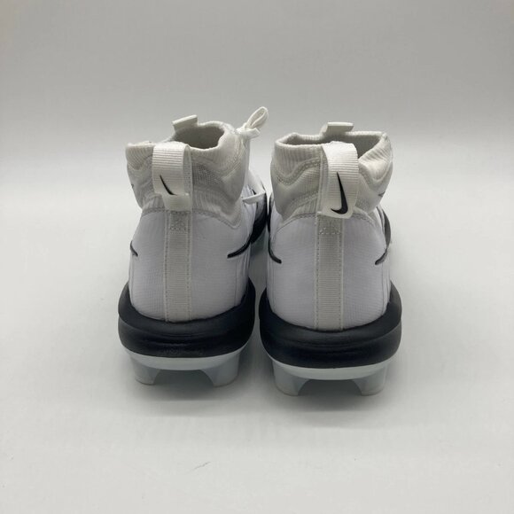 Nike Alpha Huarache NXT MCS Baseball Cleats Mens 7.5 White Black DJ6519-101 NEW - Picture 4 of 6